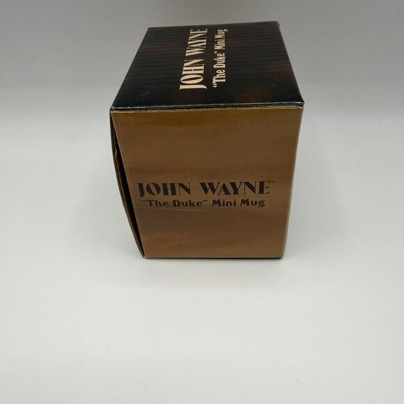 John Wayne American Legend Coffee Mini Mug Cup Western Cowboy Duke Vandor 2008 - Picture 4 of 5